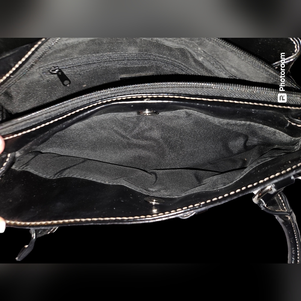 Authentic Leather Giani Bernini Shoulder Bag - image 3